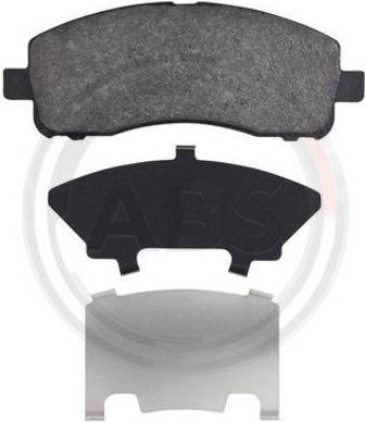 Brake Pad Set Without Integrated Wear Sensor