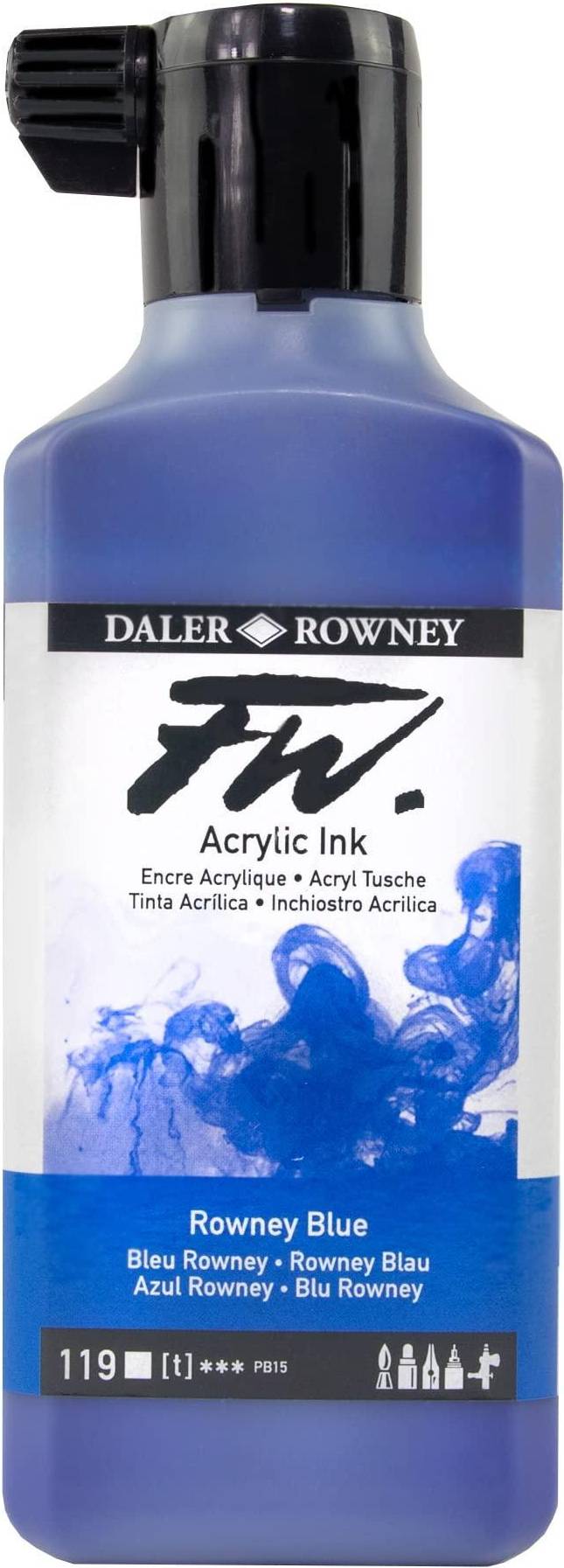 Daler Rowney Daler Rowney FW Acrylic Artist Ink 180ml Rowney Blue