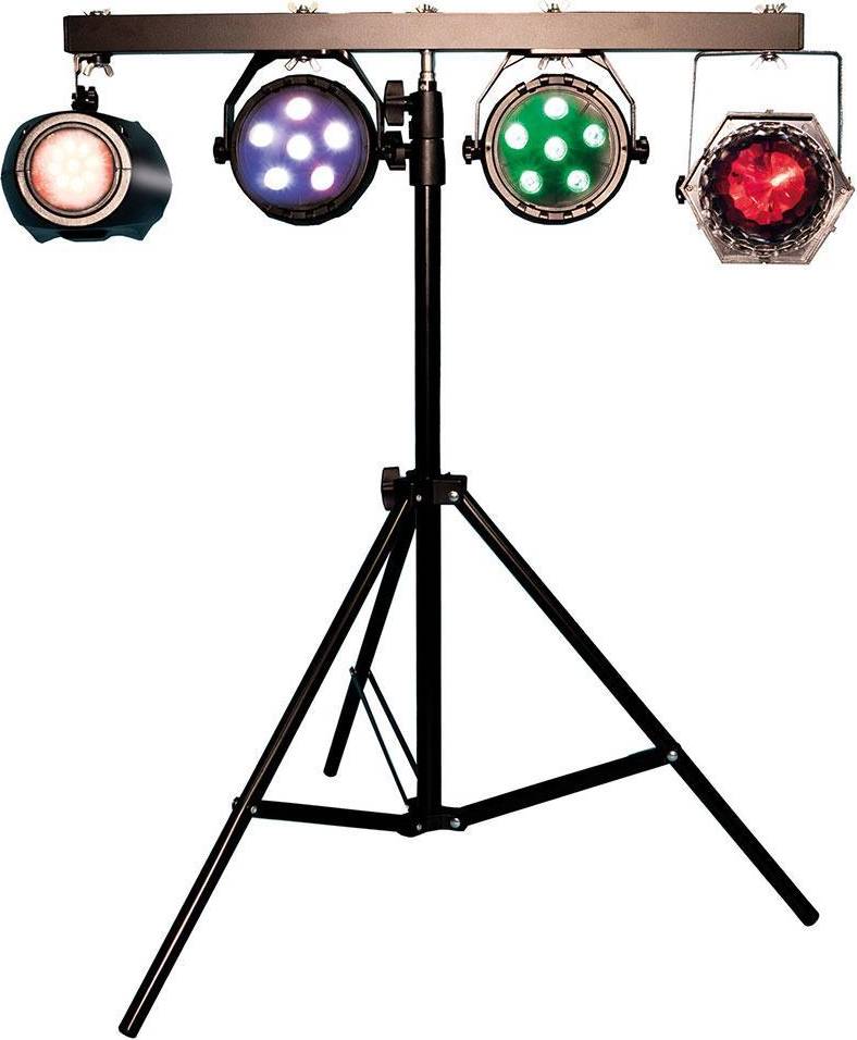 FX Lab 4 Way DJ Light & Stand Set