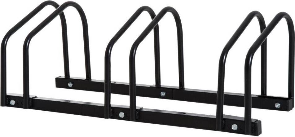 Homcom Bike Parking Rack Black