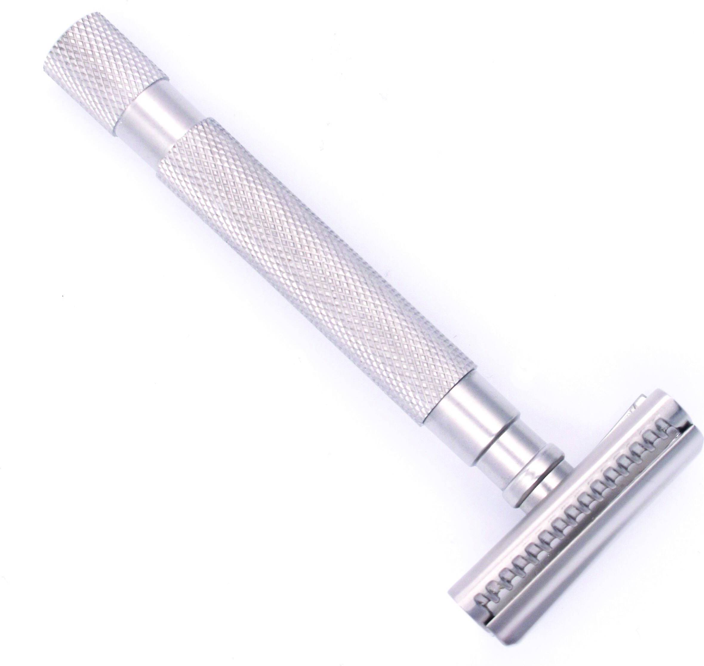 Semi-Slant DE Safety Razor Chrome