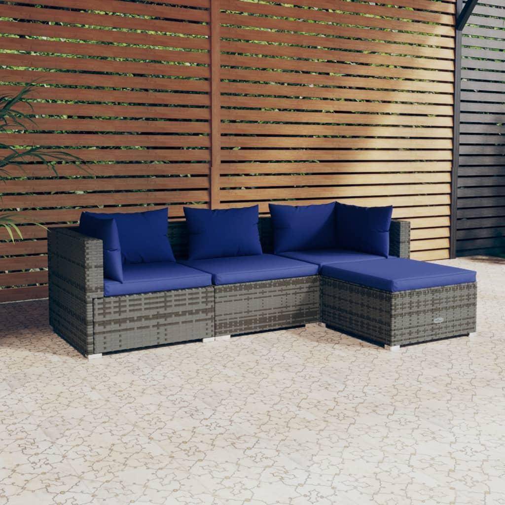 Rattan lounge vidaXL Poly Rattan Lounge-Set