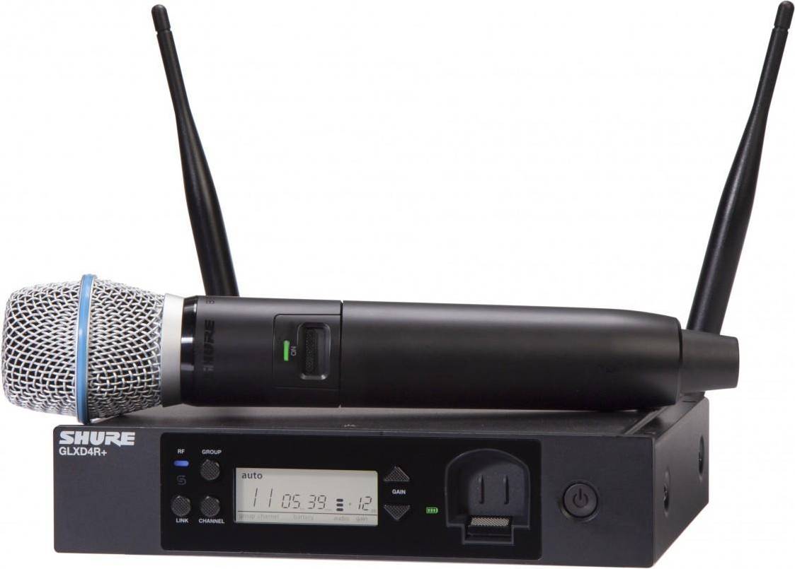 Shure GLXD24R /B87A Digital Wireless Microphone System