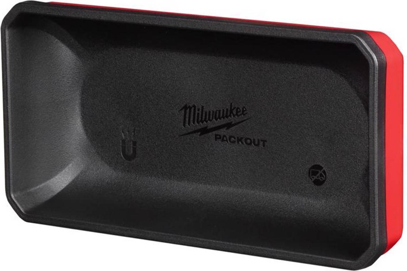Packout tool box Milwaukee Packout Rectangular Magnetic Container Tool Organizer Box 48228071