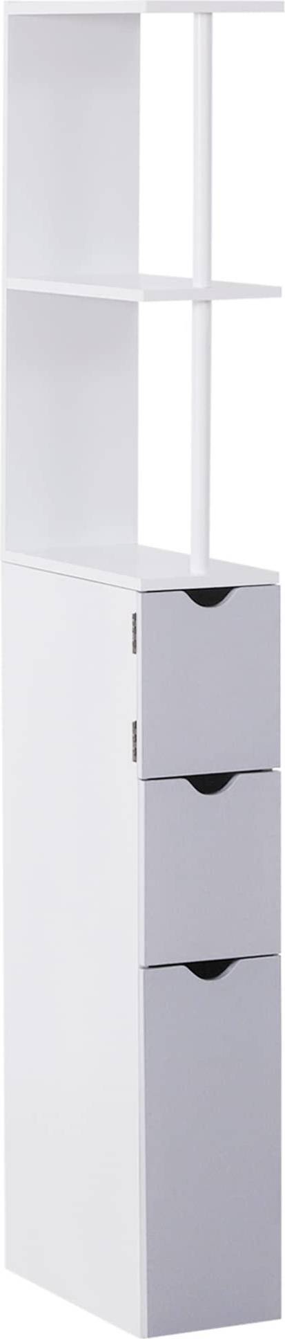Freestanding linen cabinets Homcom 54" Storage Cabinet