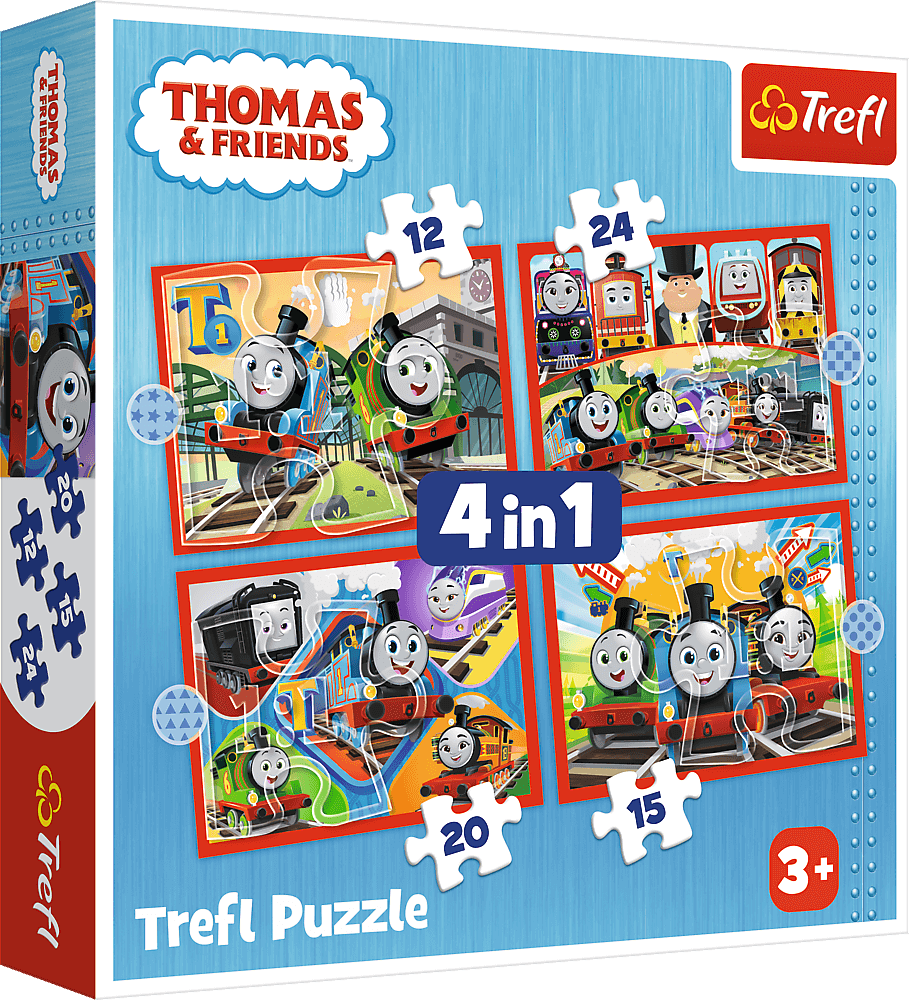 Trefl Puzzle 4in1 Toms Ridetur