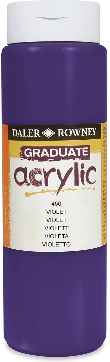 Daler Rowney Graduate Acrylic Violet 500ml