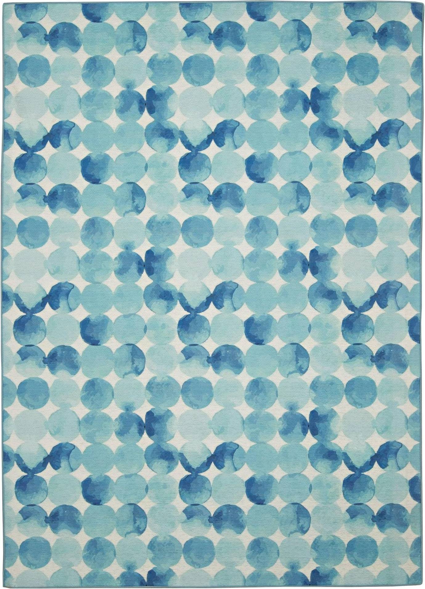 Linon Area Rug Blue 24x36"