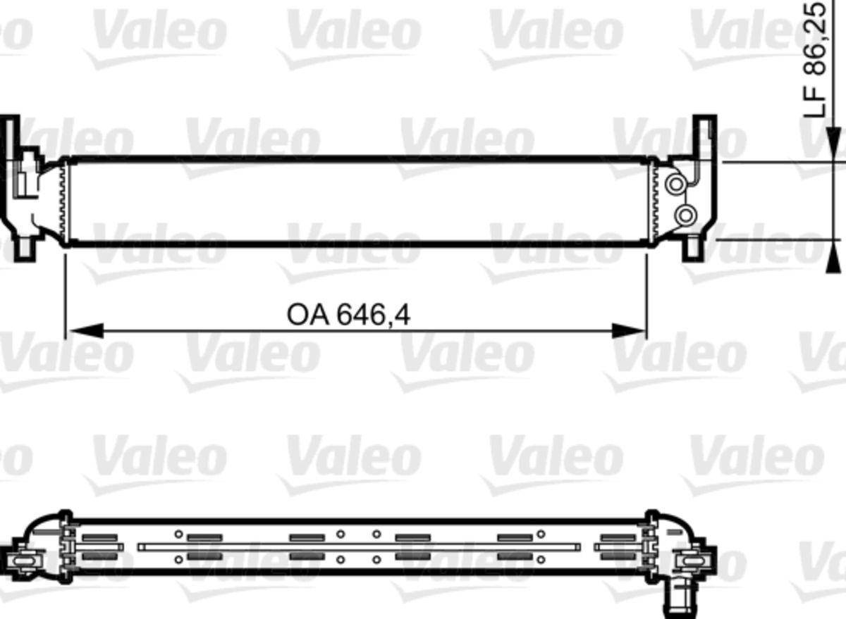 Valeo Radiator Engine Cooling 735310