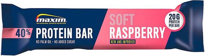 Maxim 40% Protein Bar Soft Raspberry 50g 1 stk