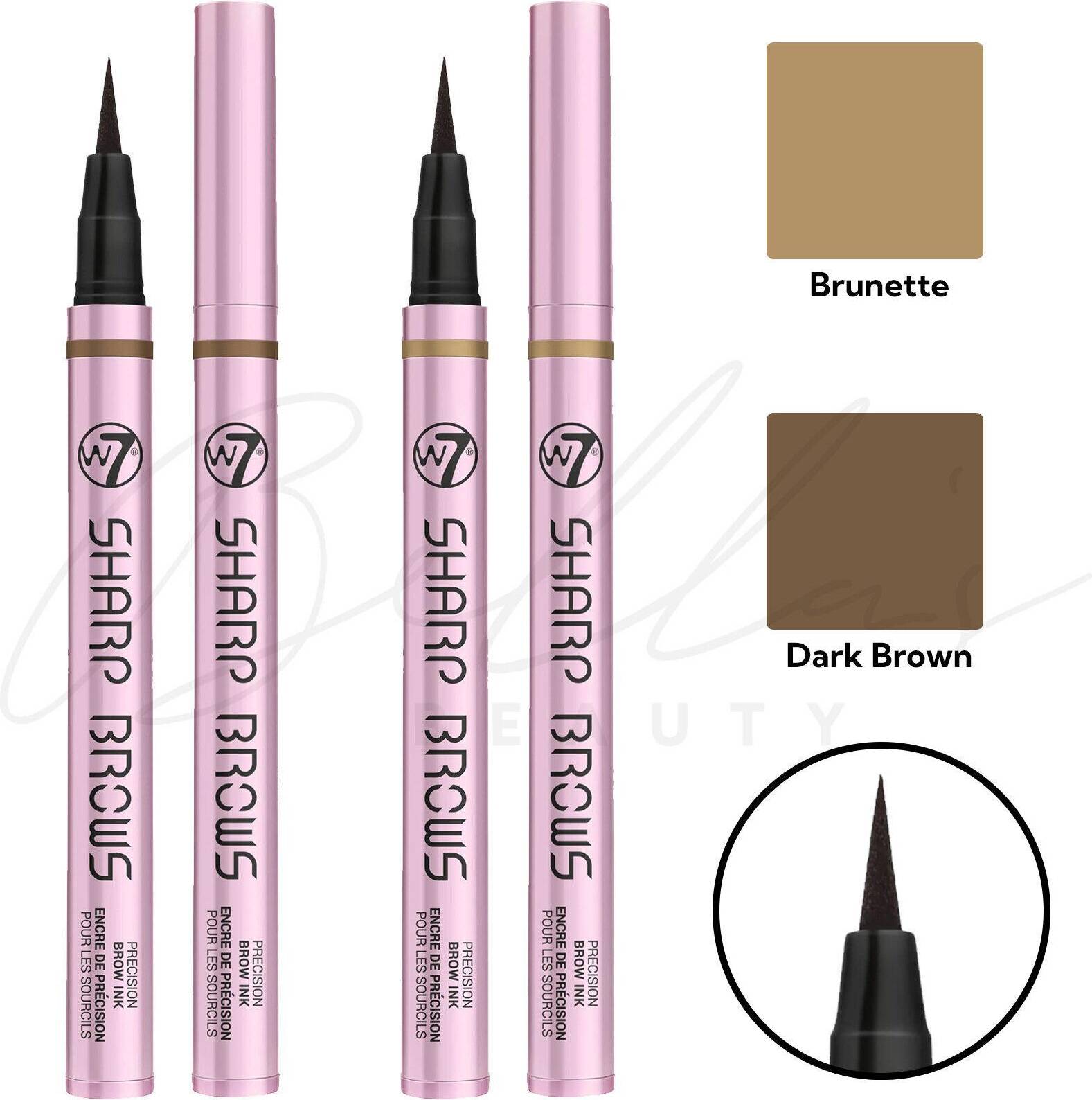 W7 Sharp Brows Precision Eyebrow Ink Pen