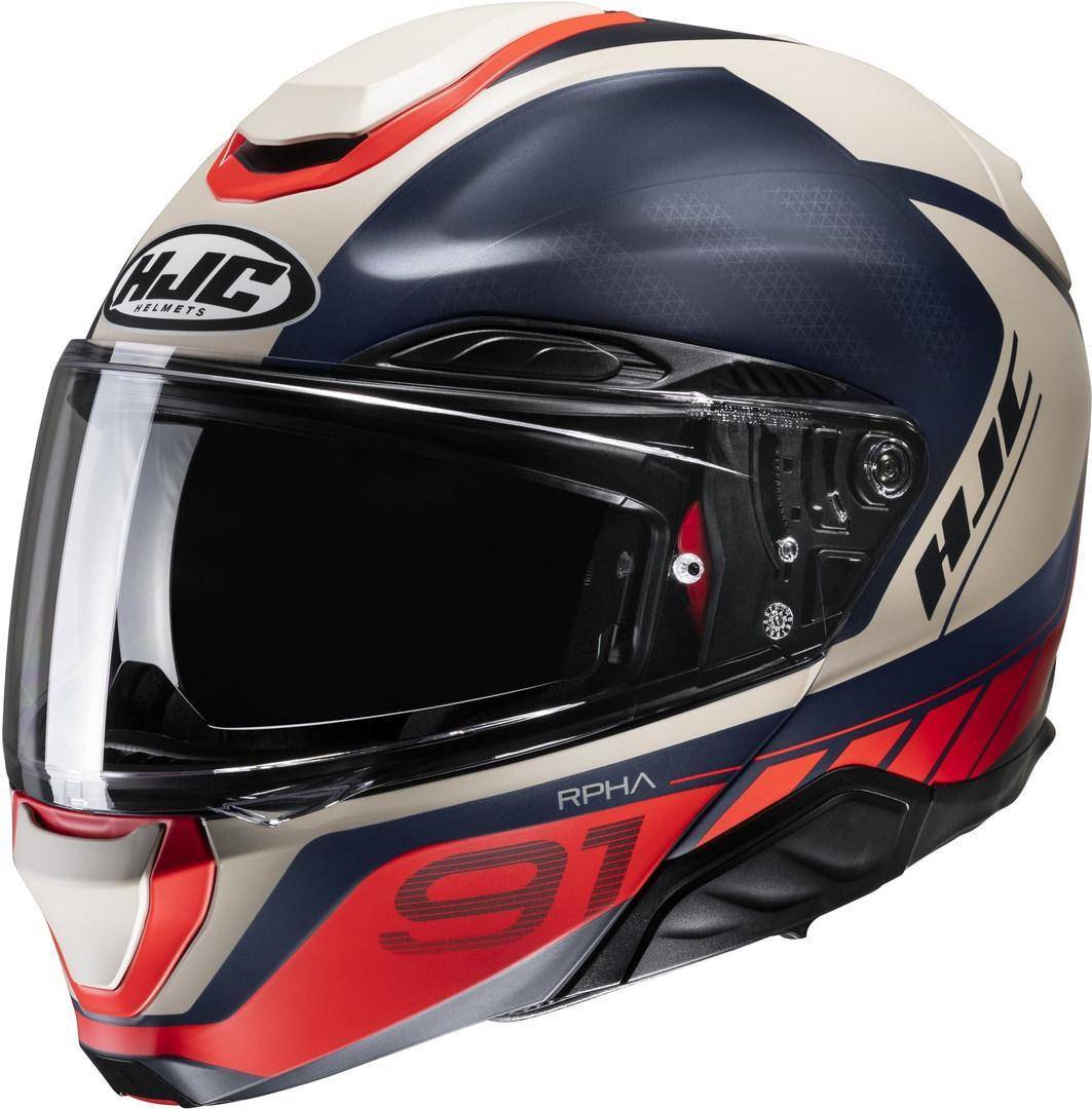 Rpha 91 HJC Rpha 91 Rafino Klapphelm - Rot/Blau Männlich