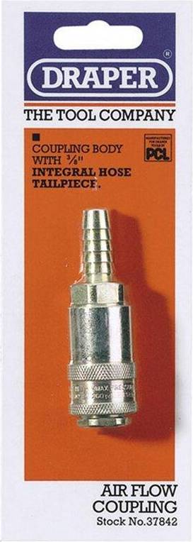 Draper 3/8" Thread PCL Coupling with Tailpiece