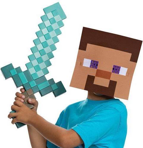 Minecraft Sword and Mask Child Accessory Set