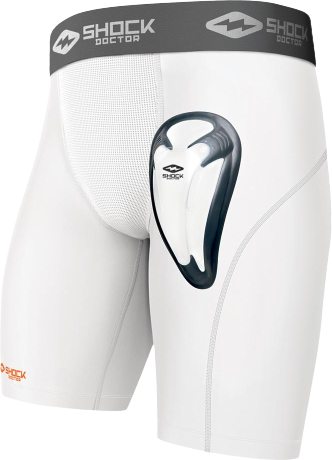 Core Compression Bioflex Groin Guard - Blanc