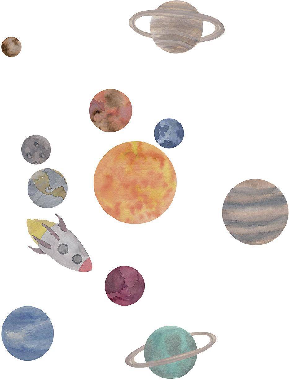 Wallstickers Solar System Multi