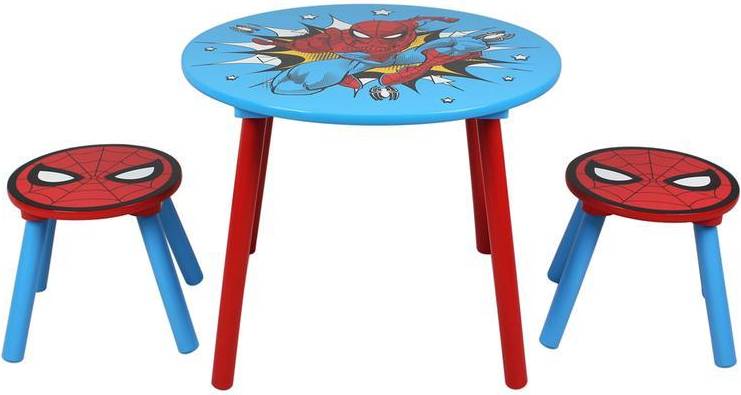 Marvel Spider-Man Table and Stool Set 2 Stools