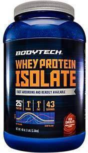 Whey protein isolate BodyTech Whey Protein Isolate Rijke Chocolade 3 lbs