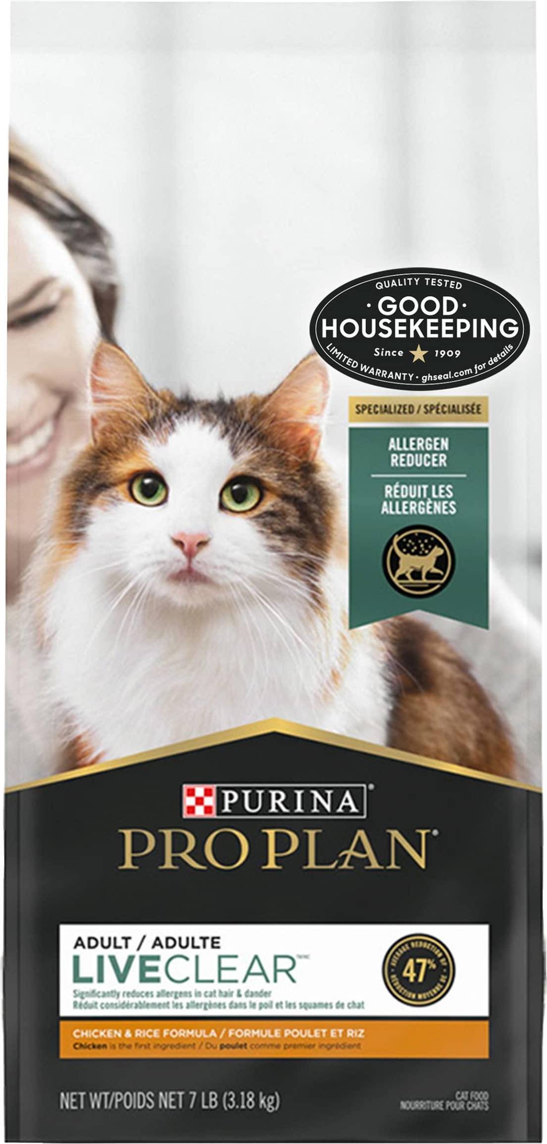 Purina pro plan liveclear Pro Plan With High LiveClear Chicken & Rice Formula Dry Cat