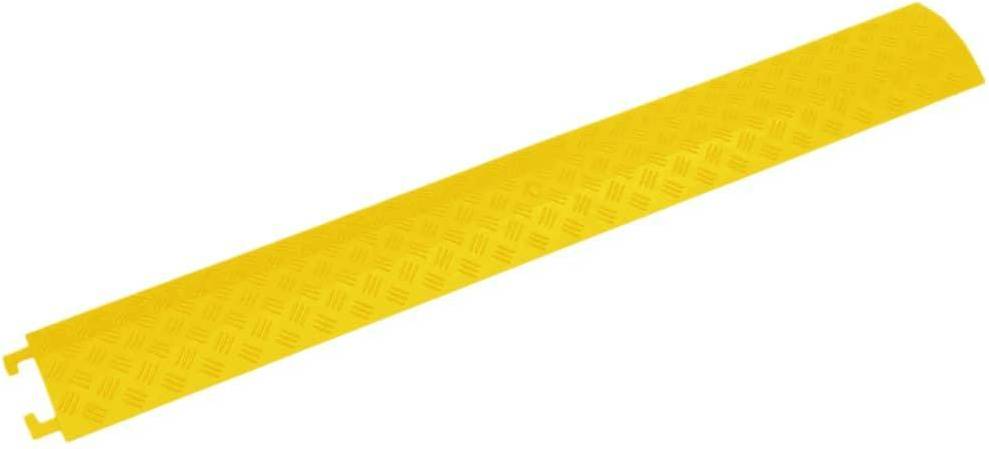 2/4x Cable Protector Ramps 2 pcs 98.5 cm Yellow