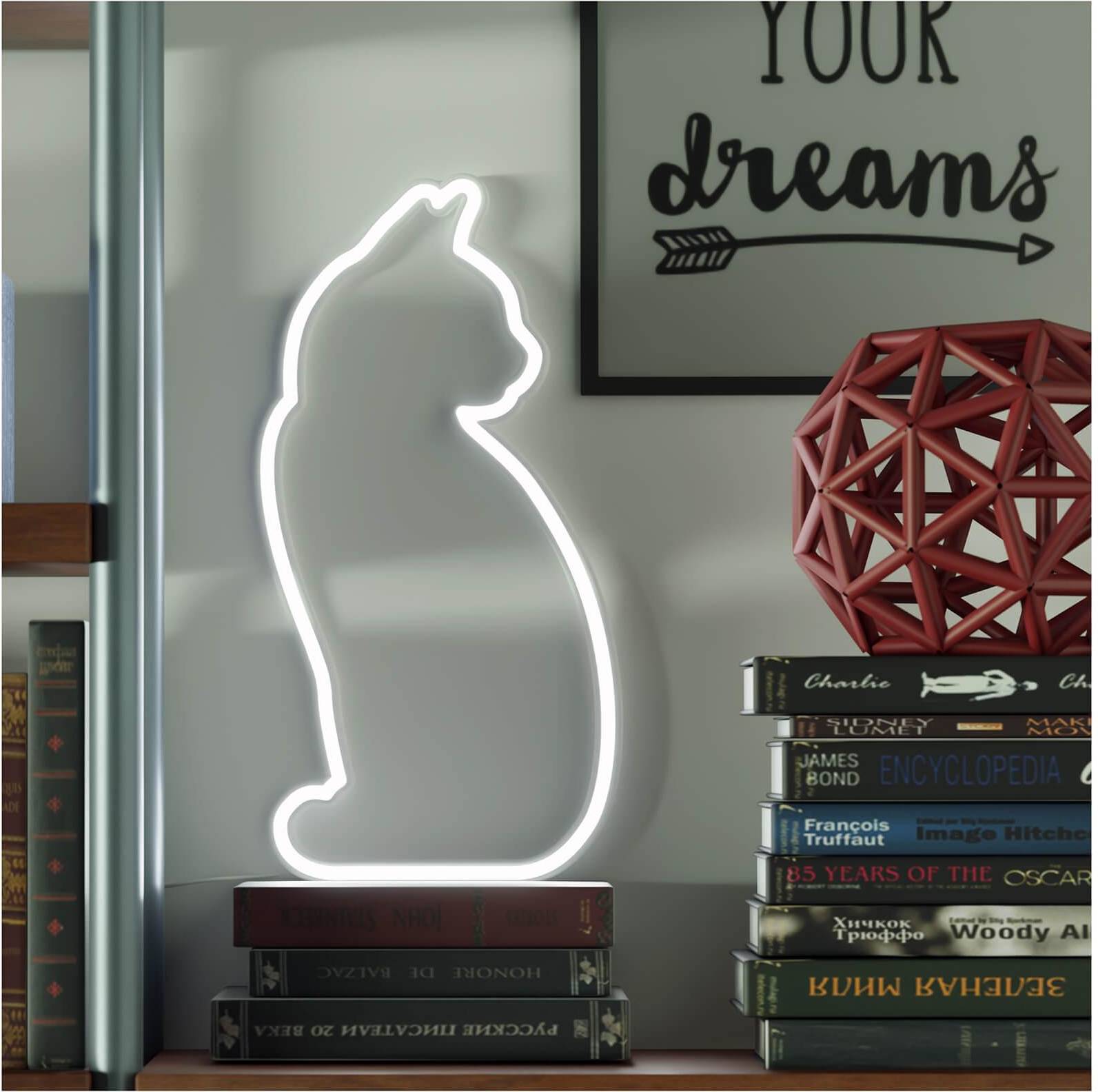 Cat Shaped Neon-Style LED