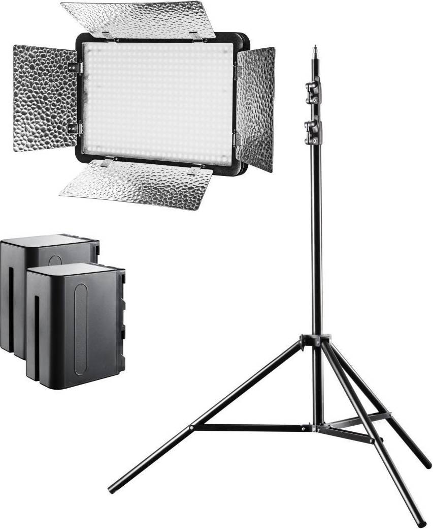 Walimex Pro LED 500 Versalight Bi Color Set1