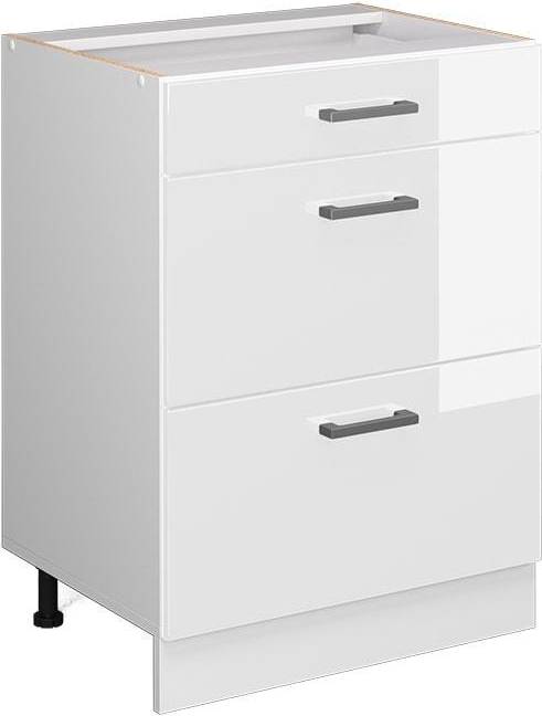 Küchenunterschrank R-Line Weiß Hochglanz