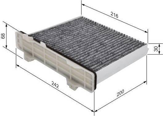 Bosch Car Cabin Filter R2498