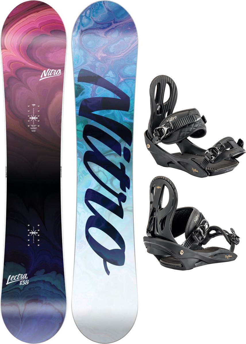 Nitro Snowboardbindning Rythm Black Bronze