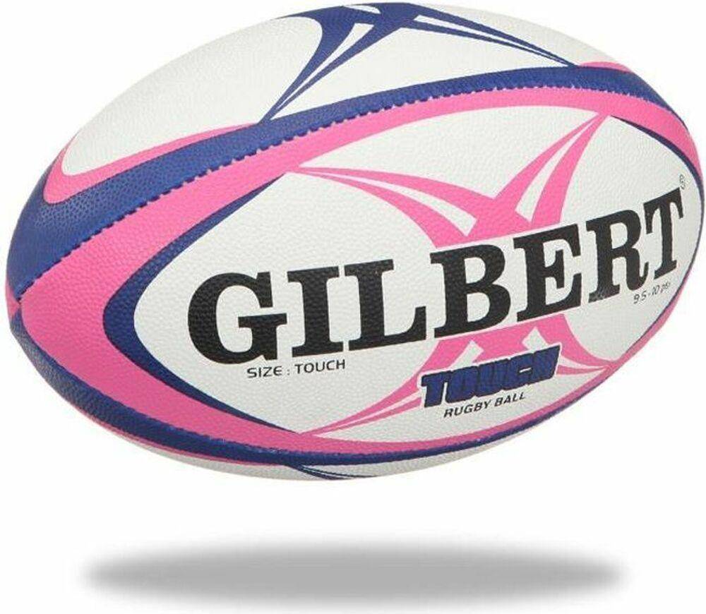 Gilbert Touch Rugby Ball - Pink/Blue