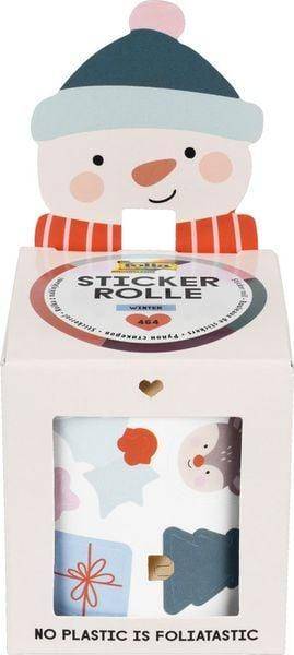 Sticker On Roll Winter