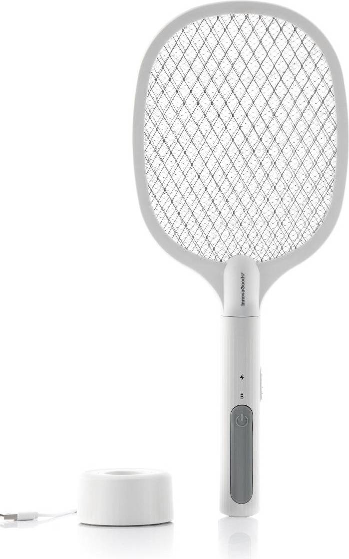 InnovaGoods 2-in-1 Rechargeable Insect Killer Racket with UV Light