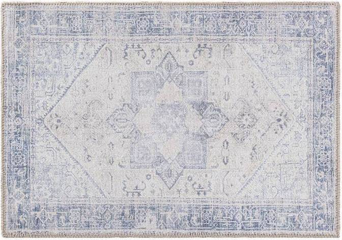 World Rug Gallery 2 Medallion Blue