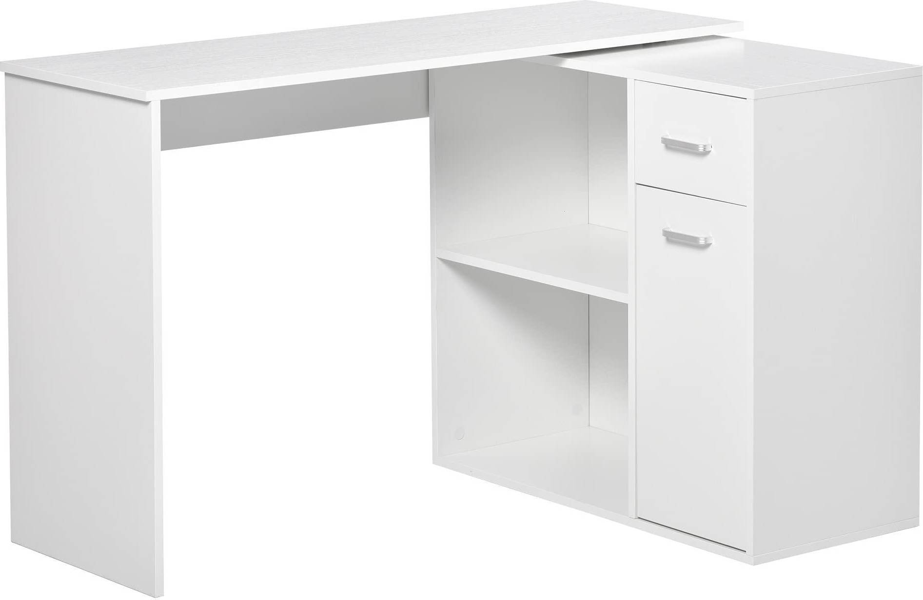 L shaped corner desk Homcom L Shaped Corner Writing Desk