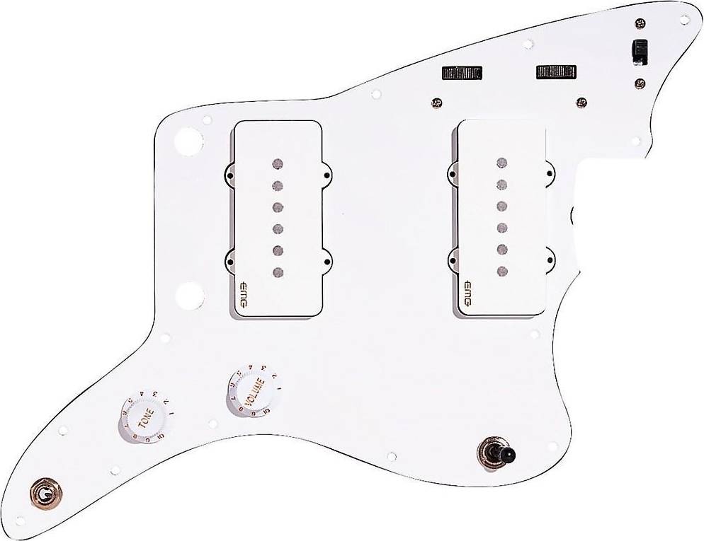 Jmaster Loaded Pickguard System White
