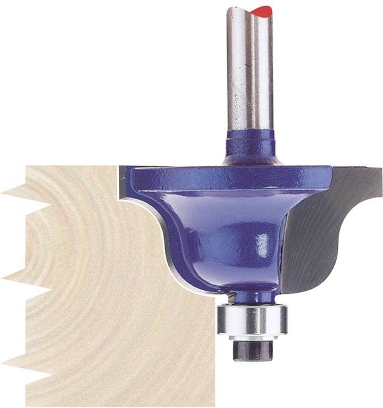Draper TCT Router Bit, 1/4" Roman Ogee, 35 x 17mm