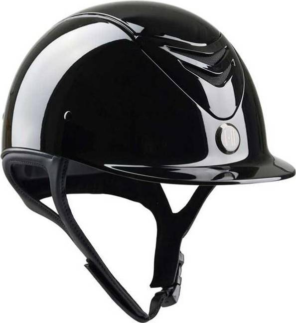Onek Defender Convertible Glossy Riding Helmet - Black
