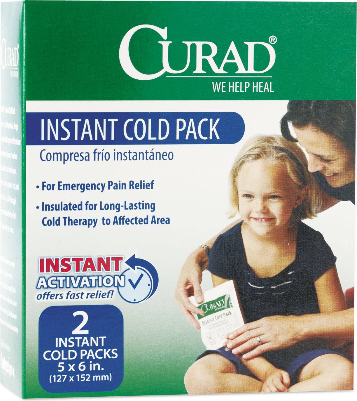 Curad Instant Cold Pack 2-pack