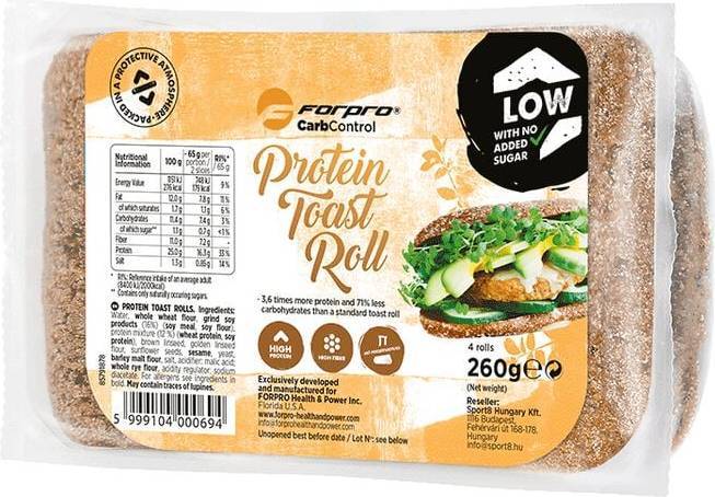 Forpro Protein Rost Bröd 260g 1pack