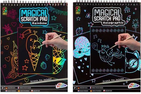 Grafix Magic Scratch Block A4