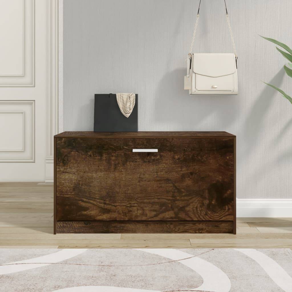 Shoe bench vidaXL Bench Engineered Wood Shoe Rack