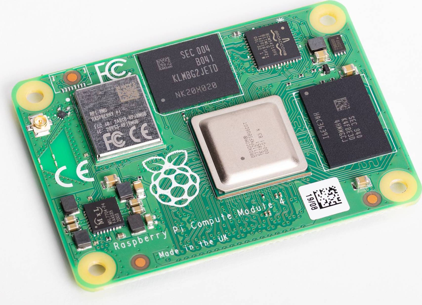 Raspberry Pi 4GB Compute Module 4 WiFi 16GB eMMC