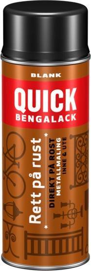 Quick Bengalack Rett rust spray Metallmaling
