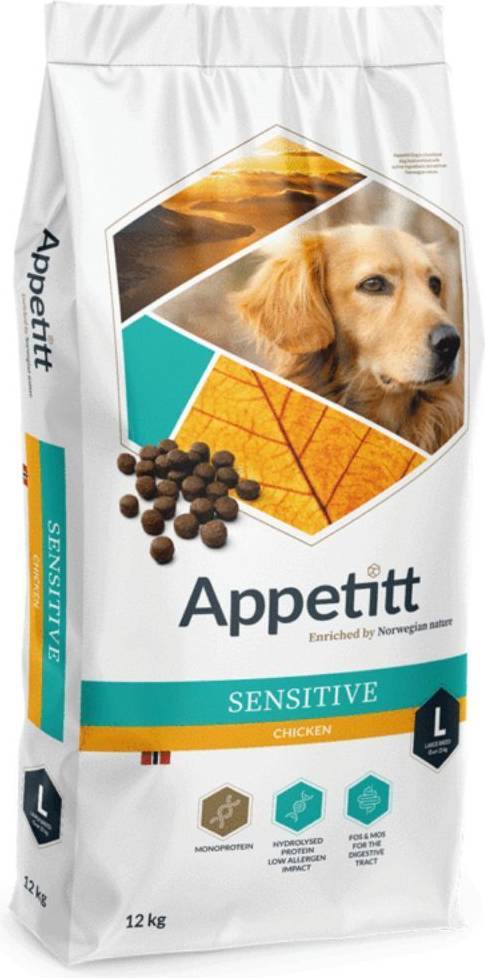Hundfoder Sensitive Chicken Large 12kg