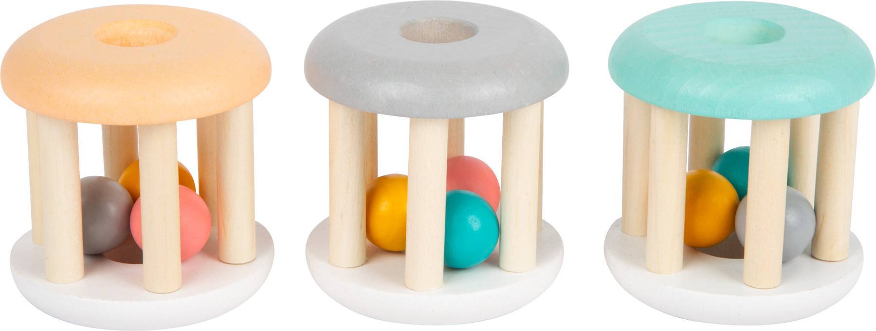 Small Foot Pastel Wooden Rattle Set