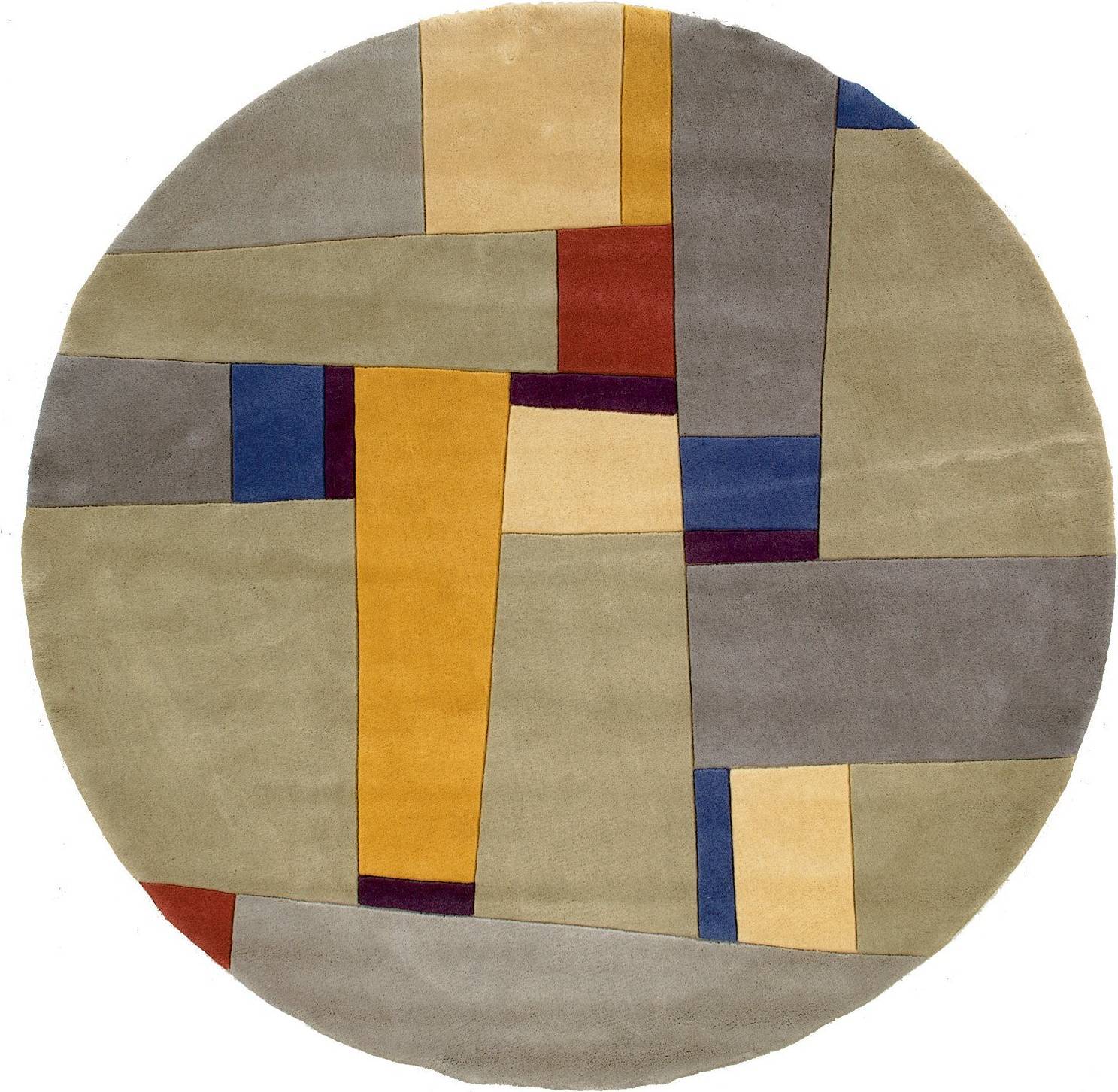 Momeni Rugs New Wave Collection, Carved Gray