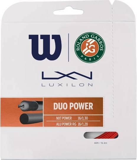 Wilson Luxilon Duo Power Roland Garros Tennis String Set