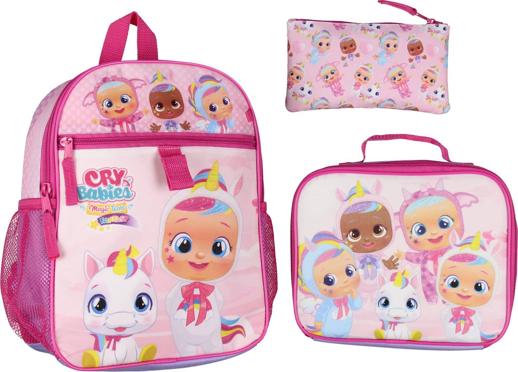 Magic Tears 3-Teiliger Rucksack Lunchbox