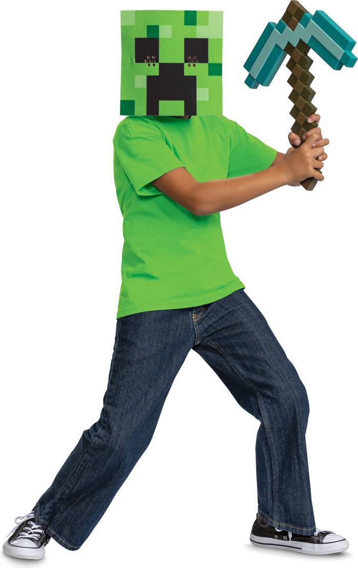 Disguise Minecraft Pickaxe & Mask Set