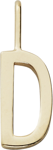Design Letters Archetype Charm - Gold